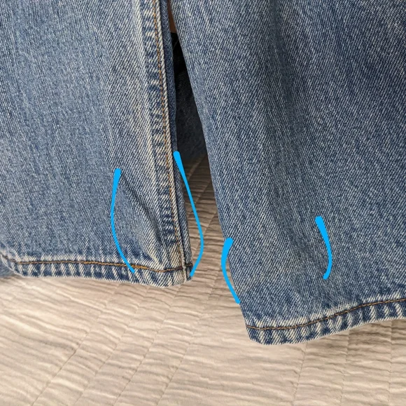 Levi's Vintage 501 Straight Leg Jeans 90s - Picture 9 of 16